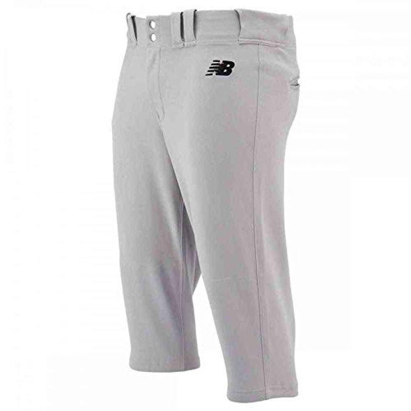 BBP236 New Balance Youth Adversary Baseball Knicker Gray Size S New