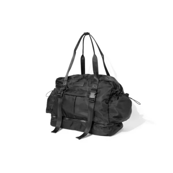 BLOGILATES GYM BAG NYLON & POLYESTER ZIPPER CLOSURE YOGA MAT HOLDER - BLACK New