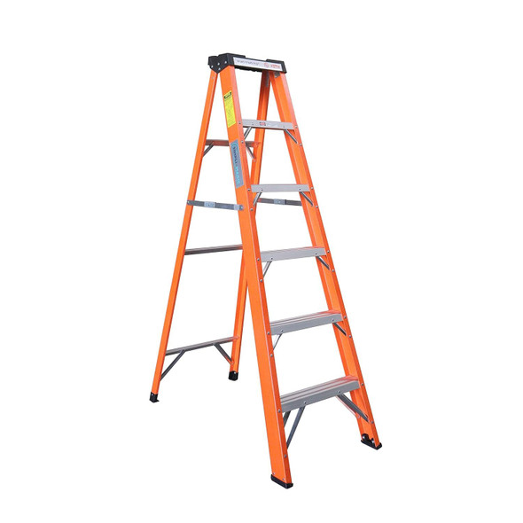 SIMPLI-MAGIC 6FT FIBERGLASS STEP LADDER 250LB CAPACITY 2023 MODEL - ORANGE SIMPLI-MAGIC 6FT FIBERGLASS STEP LADDER 250LB CAPACITY 2023 MODEL - ORANGE