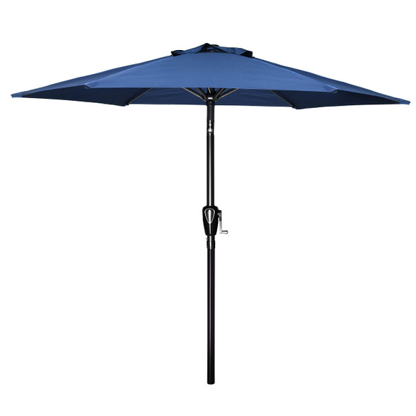 SIMPLE DELUXE 7.5FT PATIO UMBRELLA OUTDOOR TABLE MARKET YARD UMBRELLA BLUE SIMPLE DELUXE 7.5FT PATIO UMBRELLA OUTDOOR TABLE MARKET YARD UMBRELLA BLUE