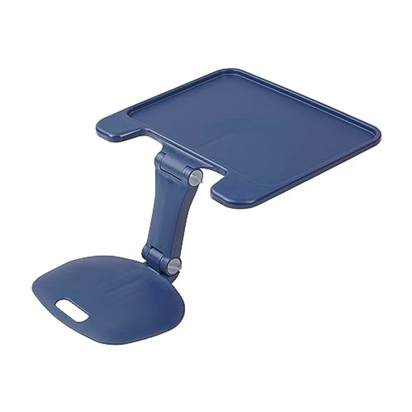 ECR4KIDS THE SURF FOLDING PORTABLE LAP DESK, LARGE, FLEXIBLE SEATING, NAVY