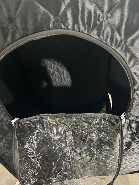 GENERIC BLACK PERSONAL TENT 56" TALL AND 28" WIDE WITH CARRYING CASE - BLACK GENERIC BLACK PERSONAL TENT 56" TALL AND 28" WIDE WITH CARRYING CASE - BLACK