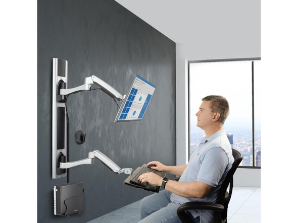 StarTech Wall Mount Workstation, VESA Mount For 32" Monitor 2PASTSC-WALL-MOUNT