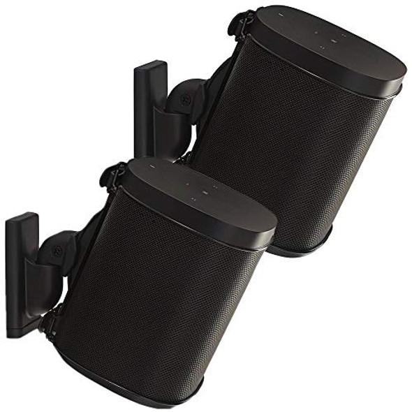 Sanus Adjustable Sonos Wall Mount for Sonos One, Play:1, & Play:3, BLACK Sanus Adjustable Sonos Wall Mount for Sonos One, Play:1, & Play:3, BLACK