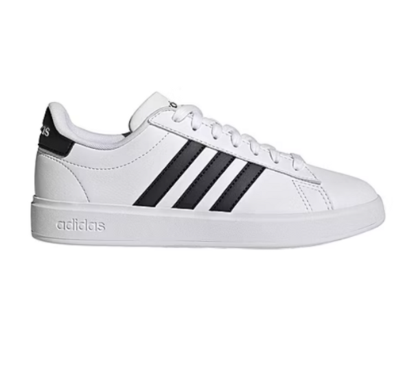 ADIDAS GRAND COURT 2.0 WOMENS SNEAKERS - SIZE: WOMEN 7.5 - WHITE/BLACK