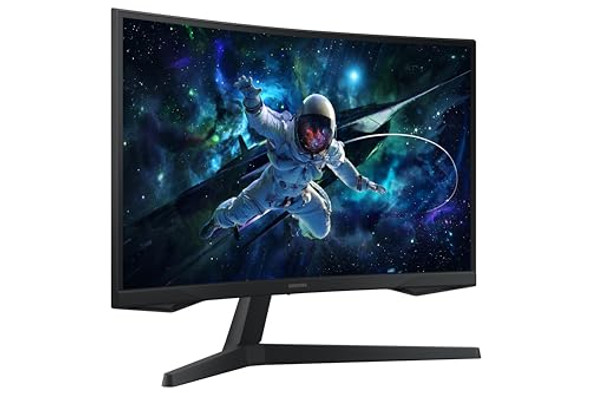 SAMSUNG 27-INCH ODYSSEY G55C SERIES QHD CURVED MONITOR LS27CG552ENXZA - BLACK