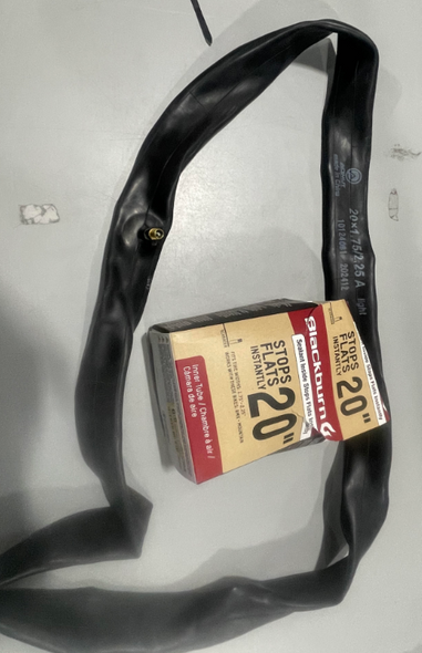 BLACKBURN 20" SELF SEALING BIKE TUBE - BLACK BLACKBURN 20" SELF SEALING BIKE TUBE - BLACK