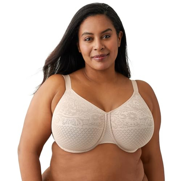 WACOAL VISUAL EFFECTS MINIMIZER BRA, SAND, 34D New