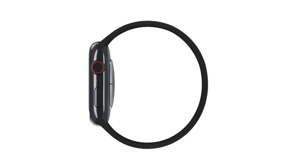 APPLE BLACK SOLO LOOP 44MM UNISEX SIZE 11 - BLACK APPLE BLACK SOLO LOOP 44MM UNISEX SIZE 11 - BLACK
