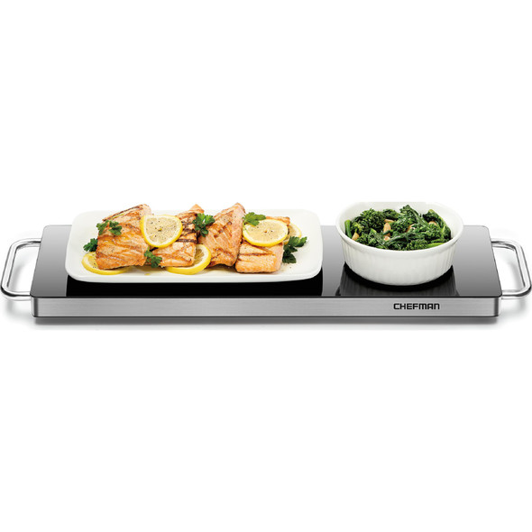 Chefman Long Electric Warming Plate Heating Element, Prep Food for Parties