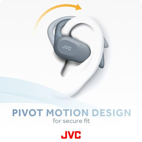JVC NEARPHONES OPEN EAR WIRELESS HEADPHONES, BT 5.4, UP TO 26 HOURS - BLUE