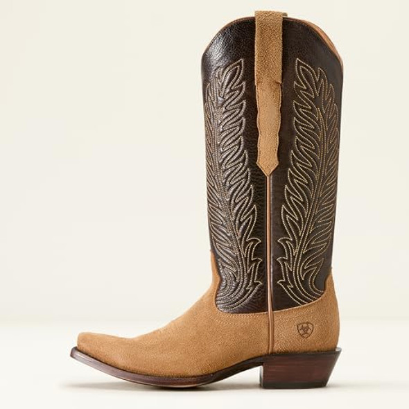 ARIAT WOMEN'S YELLOWSTONE ARENA DIRT WESTERN BOOT - SIZE 9.5 - TAN ROUGHOUT/TAN New ARIAT WOMEN'S YELLOWSTONE ARENA DIRT WESTERN BOOT - SIZE 9.5 - TAN ROUGHOUT/TAN New