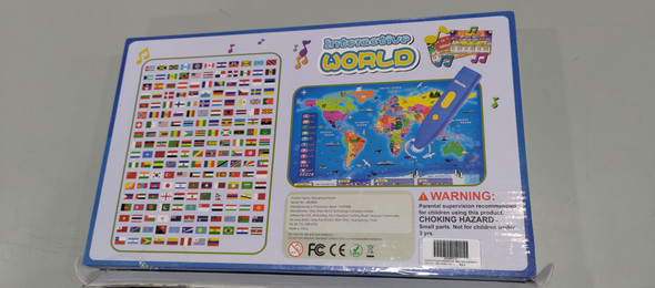 QIAOJOY BILINGUAL INTERACTIVE KIDS TALKING WORLD MAP POSTER FOR KIDS LEARNING QIAOJOY BILINGUAL INTERACTIVE KIDS TALKING WORLD MAP POSTER FOR KIDS LEARNING