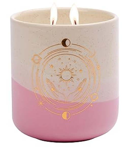 INSIGHT MANIFESTING SCENTED CANDLE (11 OZ.) - PINK New