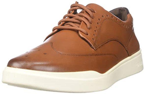 CS35974 COLE HAAN MEN'S GRAND CROSSCOURT WINGTIP SNEAKER BRITISH TAN/IVORY 10 CS35974 COLE HAAN MEN'S GRAND CROSSCOURT WINGTIP SNEAKER BRITISH TAN/IVORY 10