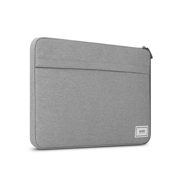 Solo New York LapTop Bag Sleeve for Men & Women - Travel Case, UBN105-10 - Gray New Solo New York LapTop Bag Sleeve for Men & Women - Travel Case, UBN105-10 - Gray New