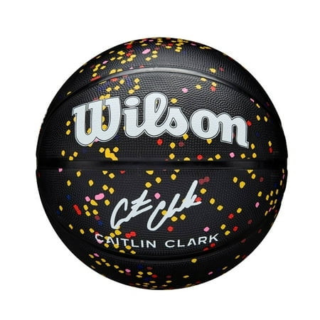 WILSON CAITLIN CLARK JOURNEY 27.5' BASKETBALL SERIES, EVERY POINT,BLACK CONFETTI New