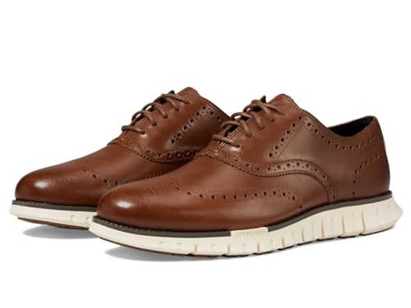 C39602 ZEROGRAND MACE MEN'S OXFORD SHOES BRITISH TAN/IVORY SIZE 10.5 New C39602 ZEROGRAND MACE MEN'S OXFORD SHOES BRITISH TAN/IVORY SIZE 10.5 New