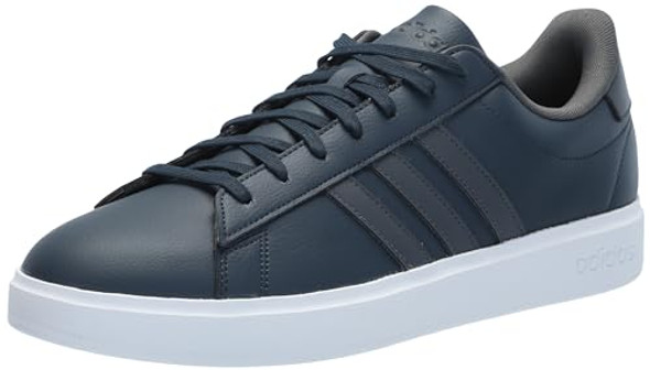 Adidas Men's Grand Court 2.0 Tennis Shoes Aurora Ink/Gray/White Size 10.5 Adidas Men's Grand Court 2.0 Tennis Shoes Aurora Ink/Gray/White Size 10.5