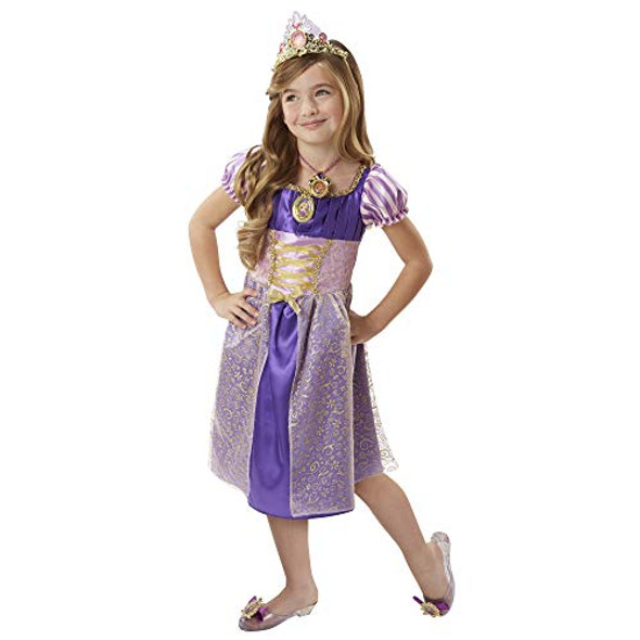 DISNEY PRINCESS RAPUNZEL SING & SHIMMER MUSICAL DRESS COSTUME ONE SIZE - PURPLE DISNEY PRINCESS RAPUNZEL SING & SHIMMER MUSICAL DRESS COSTUME ONE SIZE - PURPLE