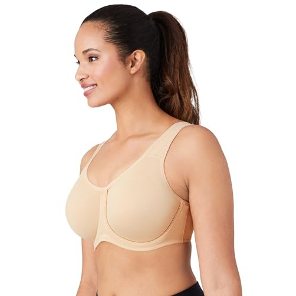 855170 WACOAL WOMENS SPORT FULL FIGURE UNDERWIRE BRA 40DDD - SAND 855170 WACOAL WOMENS SPORT FULL FIGURE UNDERWIRE BRA 40DDD - SAND