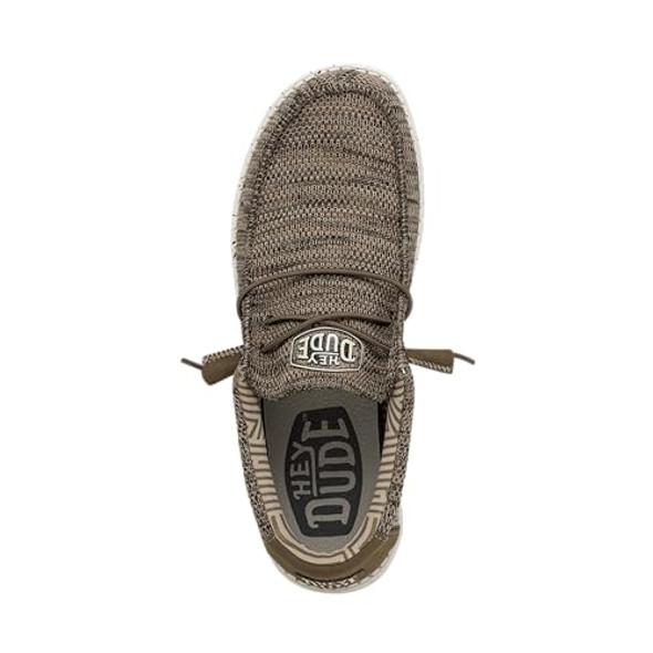 HEY DUDE MEN'S WALLY SOX - SIZE: MEN 8 - BROWN HEY DUDE MEN'S WALLY SOX - SIZE: MEN 8 - BROWN