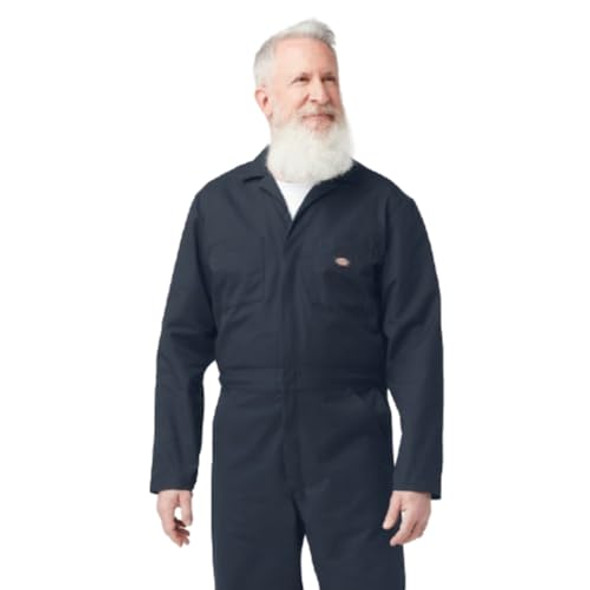 DICKIES MENS LONG SLEEVE COVERALLS MEN SMALL BIG TALL DARK NAVY New DICKIES MENS LONG SLEEVE COVERALLS MEN SMALL BIG TALL DARK NAVY New