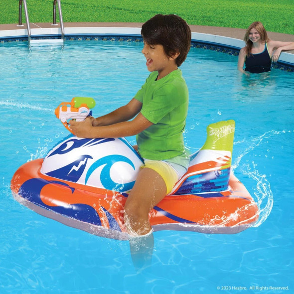 NERF SUPER SOAKER SHARKBLAST RIDE-ON RACER – INFLATABLE POOL FLOAT New NERF SUPER SOAKER SHARKBLAST RIDE-ON RACER – INFLATABLE POOL FLOAT New
