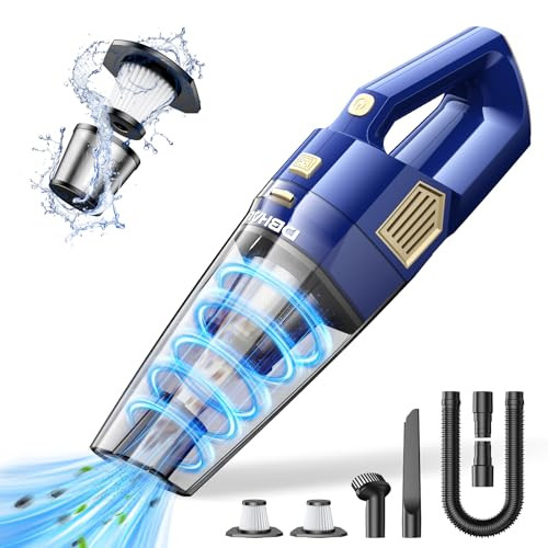 DBHAL HANDHELD VACUUM CORDLESS 15000PA POWERFUL PA-143 - PURPLE