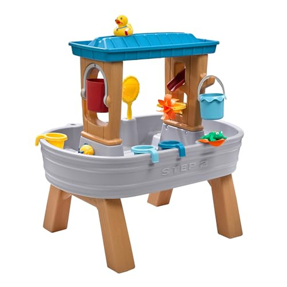 STEP2 SIGNATURE RAIN SHOWERS SPLASH TUB/ WATER TABLE 420600 - GREY/BLUE/BROWN STEP2 SIGNATURE RAIN SHOWERS SPLASH TUB/ WATER TABLE 420600 - GREY/BLUE/BROWN