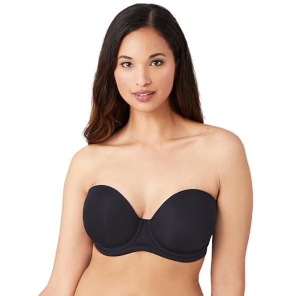 WACOAL WOMEN'S RED CARPET STRAPLESS CONVERTIBLE BRA SIZE: WOMEN 38DDD - BLACK WACOAL WOMEN'S RED CARPET STRAPLESS CONVERTIBLE BRA SIZE: WOMEN 38DDD - BLACK