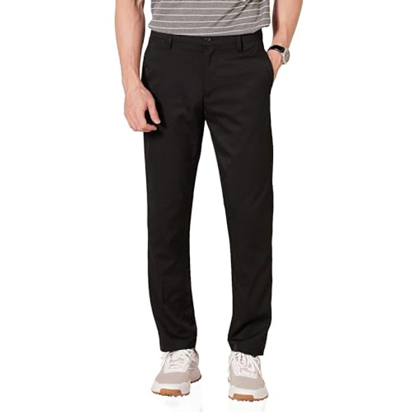 AMAZON ESSENTIALS MEN'S SLIM-FIT STRETCH GOLF PANT - SIZE: MEN 29x28 BLACK AMAZON ESSENTIALS MEN'S SLIM-FIT STRETCH GOLF PANT - SIZE: MEN 29x28 BLACK
