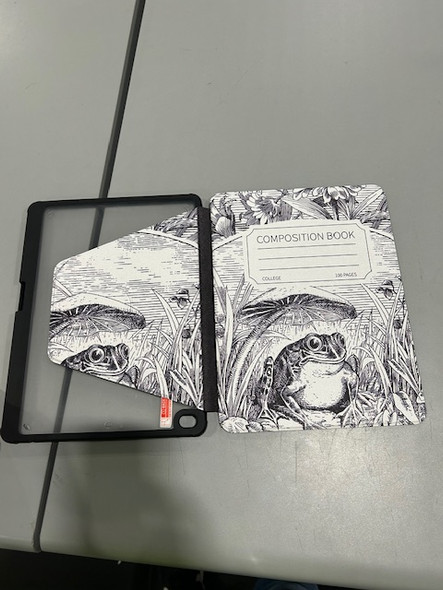 GENERIC 9.5" BY 6.75" TABLET CASE WITH A COMPOSTION BOOK FROG SWAMP COVER GENERIC 9.5" BY 6.75" TABLET CASE WITH A COMPOSTION BOOK FROG SWAMP COVER