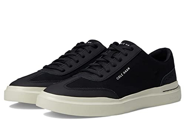 COLE HAAN GRANDPRO RALLY CANVAS T-TOE SNEAKER SIZE: MEN 13 BLACK/SILVER BIRCH COLE HAAN GRANDPRO RALLY CANVAS T-TOE SNEAKER SIZE: MEN 13 BLACK/SILVER BIRCH