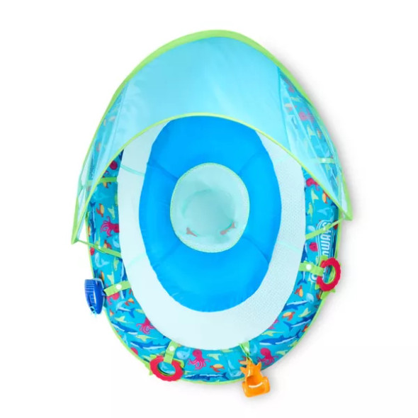 SWIMWAYS SUN CANOPY SPRING FLOAT WITH HYPER-FLATE VALVE