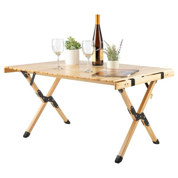 Wakeman Foldable Camping Table Roll Up Folding Table Easy Assembly Portable Wakeman Foldable Camping Table Roll Up Folding Table Easy Assembly Portable