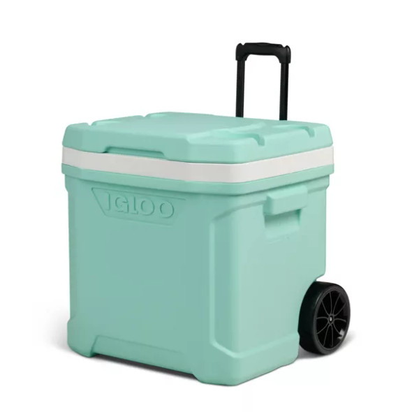 IGLOO LATITUDE 94 CANS/60QT ROLLING COOLER - SEAFOAM