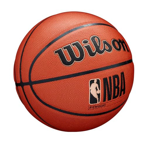 WILSON NBA FORGE INDOOR/OUTDOOR BASKETBALLS SIZE 7 (29.5") BROWN WILSON NBA FORGE INDOOR/OUTDOOR BASKETBALLS SIZE 7 (29.5") BROWN