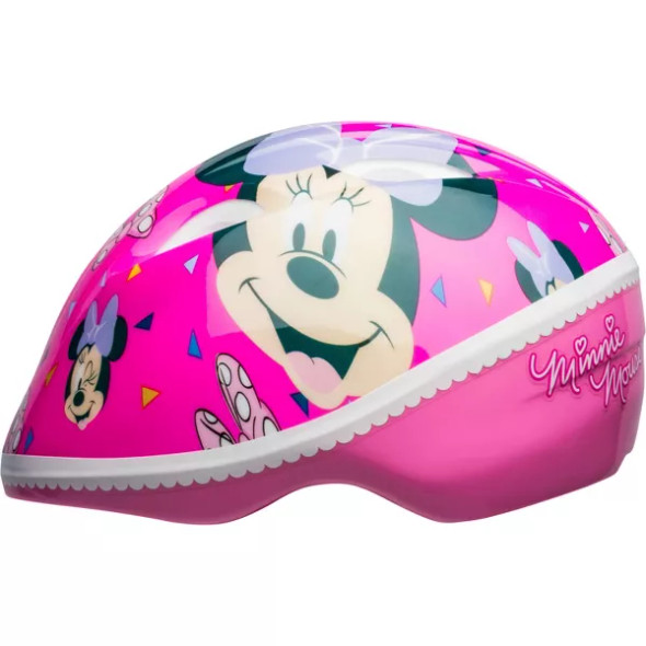 DISNEY MINNIE MOUSE INFANT BIKE HELMET - PINK SIZE 47-52CM - PINK DISNEY MINNIE MOUSE INFANT BIKE HELMET - PINK SIZE 47-52CM - PINK