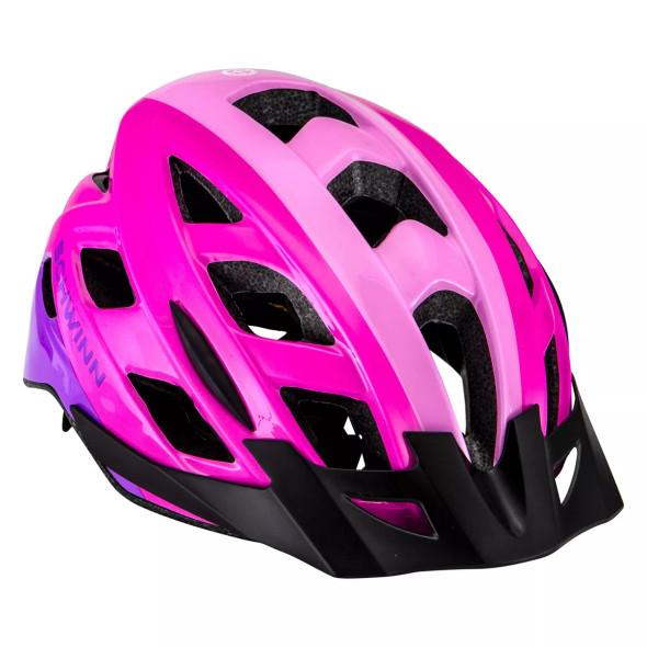 SCHWINN DASH KIDS' HELMET, FOR AGES 5-8, 19.75" - 21.25" - PURPLE/PINK