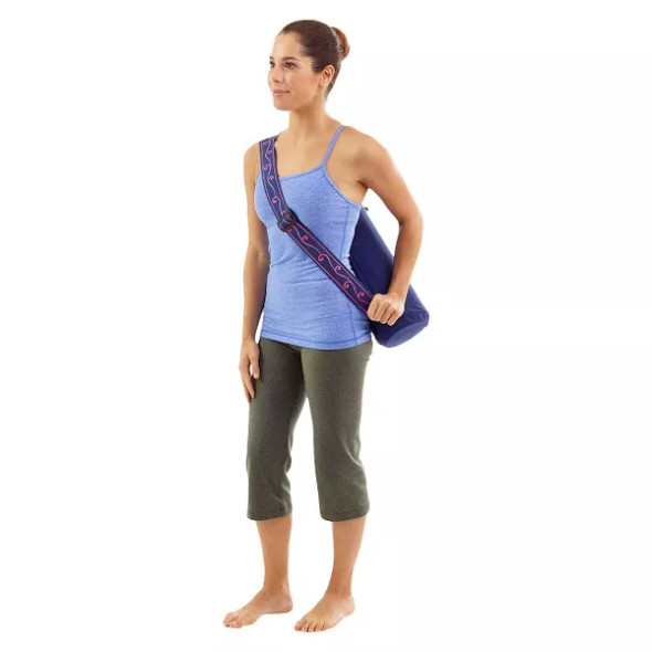 MERRITHEW PILATES & YOGA CANVAS MAT BAG - PURPLE New MERRITHEW PILATES & YOGA CANVAS MAT BAG - PURPLE New
