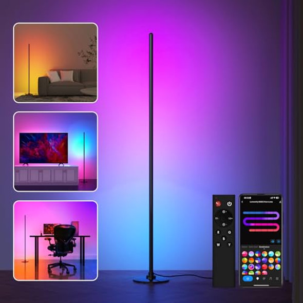 LANMONLILY LED Floor Lamp Corner Lamp RGB RED,GREEN,BLUE LANMONLILY LED Floor Lamp Corner Lamp RGB RED,GREEN,BLUE