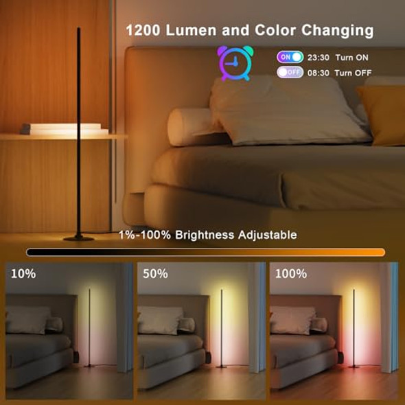 LANMONLILY LED Floor Lamp Corner Lamp RGB RED,GREEN,BLUE LANMONLILY LED Floor Lamp Corner Lamp RGB RED,GREEN,BLUE