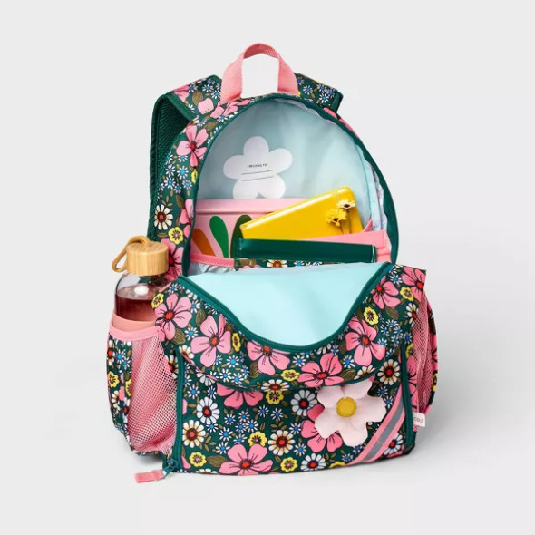 CAT & JACK KIDS' 17" CLASSIC BACKPACK - CAT & JACKâ„¢ - DAISIES New CAT & JACK KIDS' 17" CLASSIC BACKPACK - CAT & JACKâ„¢ - DAISIES New