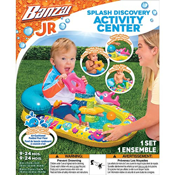BANZAI JR. SPLASH DISCOVERY ACTIVITY CENTER - 9-24 MONTHS - YELLOW/MULTI COLORED BANZAI JR. SPLASH DISCOVERY ACTIVITY CENTER - 9-24 MONTHS - YELLOW/MULTI COLORED