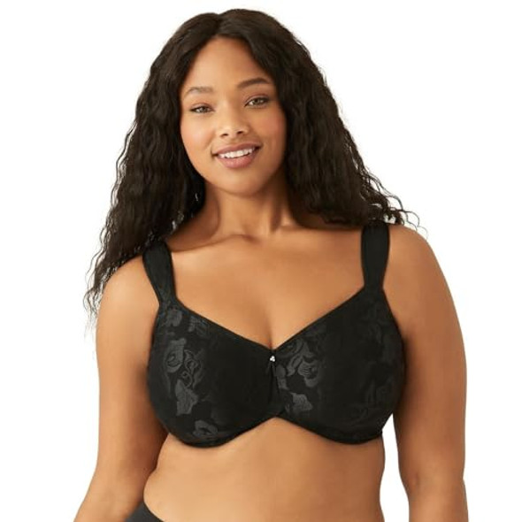 WACOAL WOMEN'S AWARENESS FULL FIGURE UNDERWIRE BRA WOMEN 38DD BLACK New WACOAL WOMEN'S AWARENESS FULL FIGURE UNDERWIRE BRA WOMEN 38DD BLACK New