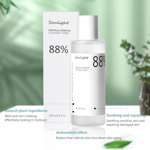 Soulight 88% Centella Asiatica Soothing Toner Hydrating Facial Salve Extracts New