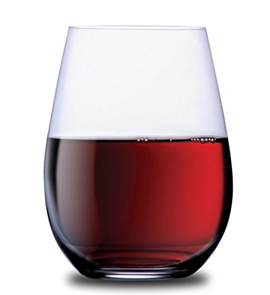DCI Stemless Wine Glass, Extra Large, 750ml Capacity, Clear, Holds wine - CLEAR