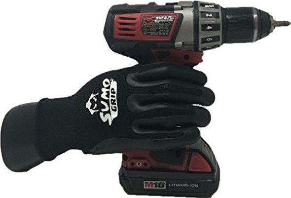 West Chester 713SUMO Sumo Grip Glove XL Elastic Knit Wrist Black 713SUMO - Black West Chester 713SUMO Sumo Grip Glove XL Elastic Knit Wrist Black 713SUMO - Black
