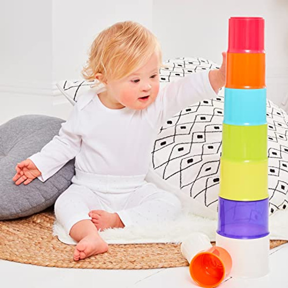 EARLY LEARNING CENTRE STACKING CUPS TOY TEAM JUST PLAY, 82917 - MULTICOLOR New EARLY LEARNING CENTRE STACKING CUPS TOY TEAM JUST PLAY, 82917 - MULTICOLOR New